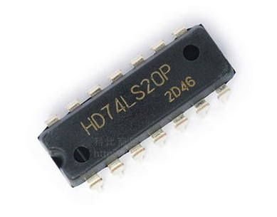 全新原装 74ls20 hd74ls20p 双4输入与门 直插dip14