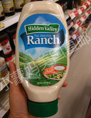 美国代购直邮 hidden valley ranch水果蔬菜 寿司沙拉酱591ml