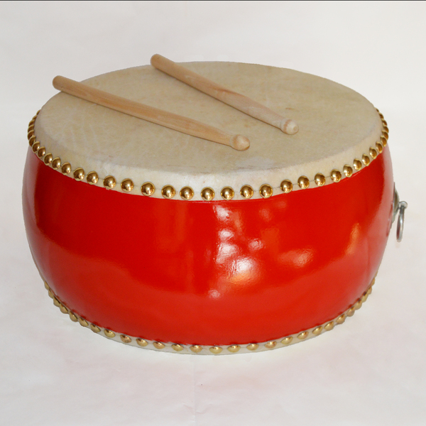 包邮10寸牛皮堂鼓打击玩具鼓盘鼓教具鼓中鼓扁鼓拓展道具鼓红鼓