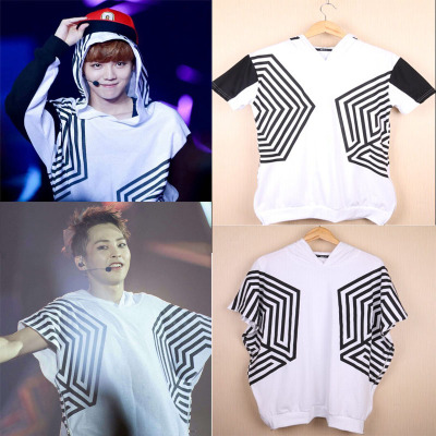 exo中毒上瘾演唱会鹿晗世勋灿烈同款衣服打歌服外套卫衣t恤衣服