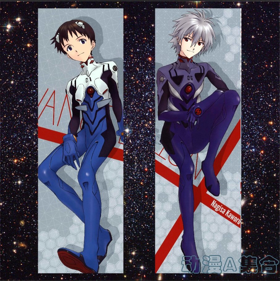 EVANGELION EVA Dakimakura Anime Hugging Body Pillow Case Cover Gift 