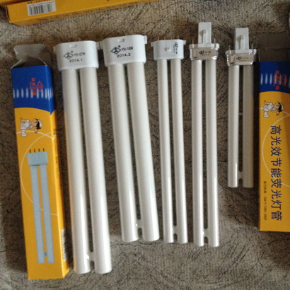 良亮灯管yh-27w四针学习台灯灯管h型11w2针护眼灯管方形4针