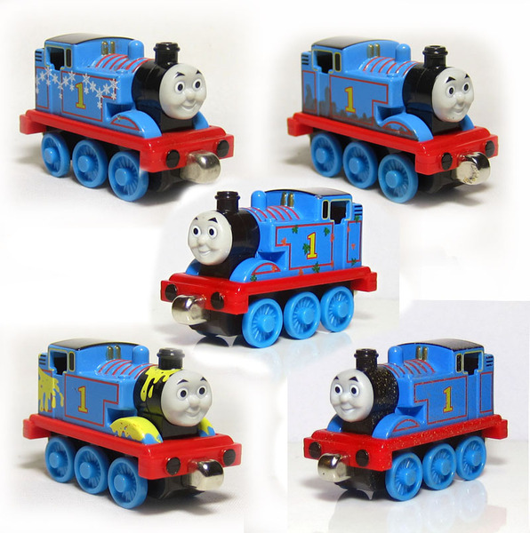 正版美泰thomas1号托马斯小火车玩具新款 特别版合金磁性满百包邮