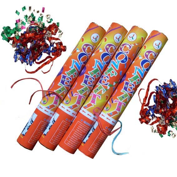 高品质环保礼花无药气压安全电控彩纸带插头礼宾花礼花筒电子礼炮