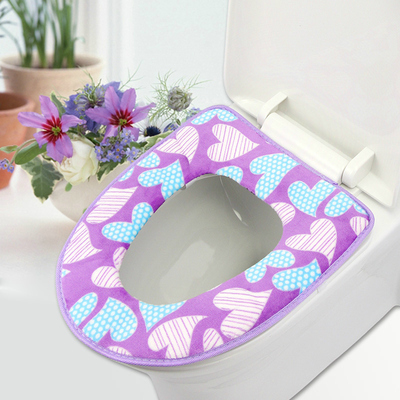 张记5只装 2015新品可爱心形马桶坐垫 买就送usb风扇