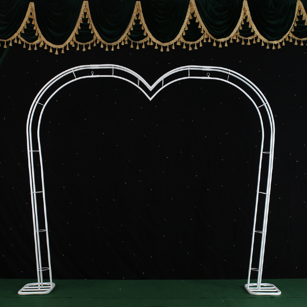 加厚爱心型花门架子拱门婚庆绢花幸福门开业庆典婚礼布置道具用品-淘