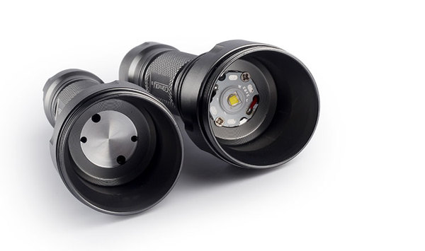 7135*6版 钛灰色convoy c8 xml2 t6 led强光远射18650手电筒