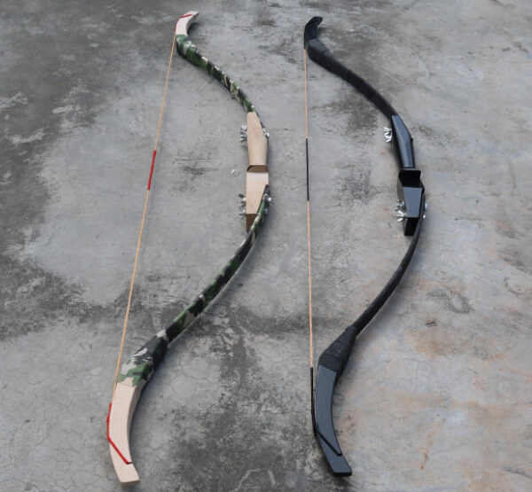 弓射箭/狩猎分体/练习专业反曲弓/弓弦 送3支箭 拉力可选30-50磅