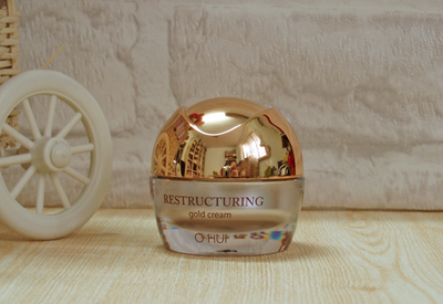 韩国套拆~ohui/欧蕙 极致修颜黄金减龄面霜 7ml 抗敏感去红血丝