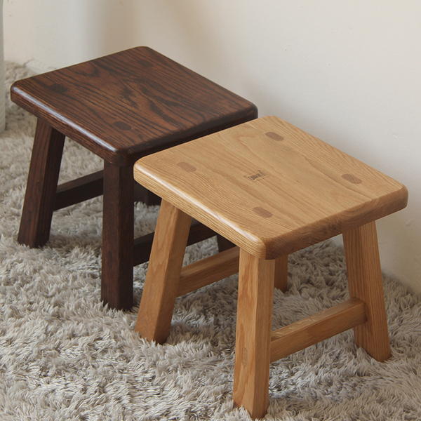 hg白橡木板凳实木家具实木小板凳换鞋凳脚凳小方凳矮凳子儿童小凳