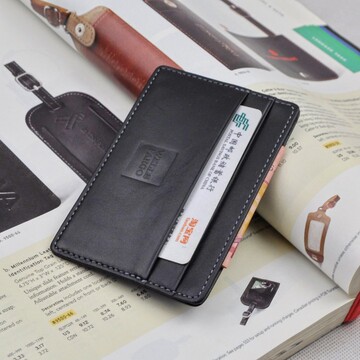 出口美国 leeds 真皮银行卡包 卡片式随身携带型卡包 零钱包9500-69