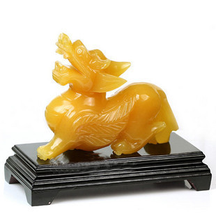 包邮天然黄龙玉岫玉开光貔貅摆件客厅卧室招财辟邪把件不灵不要买