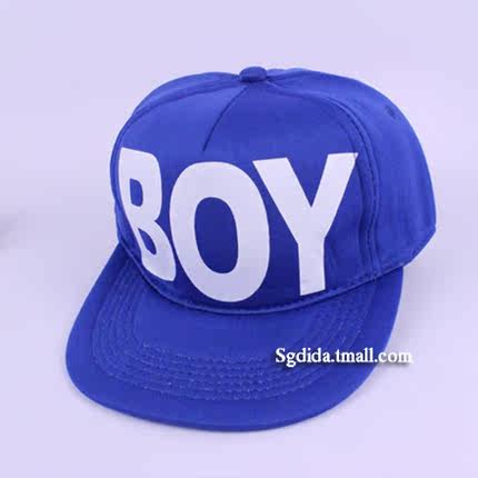 a款boy棒球帽蓝色