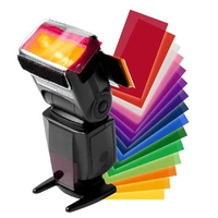 Профессиональная мигающая лампа, комплект, универсальная цветная бумага, 12 цветов