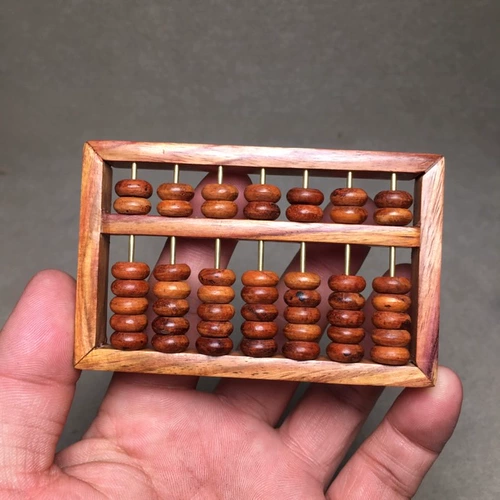 Hainan Huanghuali Wumi Разборка фиолетовой масляной груши Mini -Abacus Gold Lotte Craft Craft