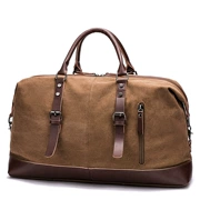 Túi du lịch thời trang mới túi hành lý ngoài trời túi vải vai Messenger xu hướng túi xách dung lượng lớn - Túi du lịch