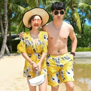 Cặp đôi đồ bơi đi biển 2018 mới hot xuân ba mảnh nữ tuần trăng mật Hàn Quốc phù hợp với cặp đôi mẫu đồ bơi