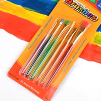 Художественная художественная роспись, детская кисть для детского сада, цветные карандаши для рисования, «сделай сам», шесть цветов