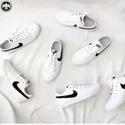 Giày Nike Nike Primo Court màu đen và trắng giản dị đôi giày nam và nữ 631635-102 010 - Dép / giày thường