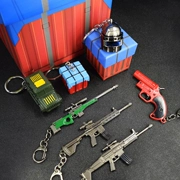 Ăn gà Jedi 98AK súng vũ khí mô hình đồ chơi chìa khóa nhẫn mặt dây sinh tồn trò chơi airdrop hộp quà tặng - Game Nhân vật liên quan