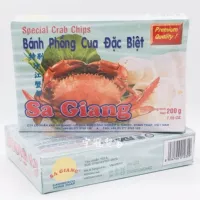 Вьетнамская характерная характеристика морепродуктов крабов срезает сырая жареная пища, коробка 200 граммов льготных цен на различные закуски круглый год
