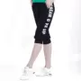 Jin Cancan Love Road Bend Square Dance Quần áo thể dục Quần áo thể thao giản dị Quần ngắn tay áo cotton hàng đầu mùa hè - Quần áo tập thể hình quần short gym nam