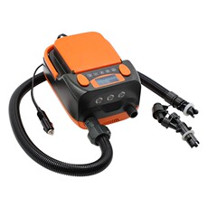 Насос 橡皮艇冲a锋舟sup桨板冲浪板高压电动打气泵皮划艇12v蓄电池充气