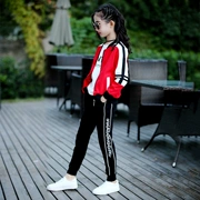 Quần áo trẻ em châu Âu phù hợp với mùa thu 2019 thời trang trẻ em mới Yangqi mùa xuân và mùa thu Wei quần áo thể thao trẻ em lớn - Khác