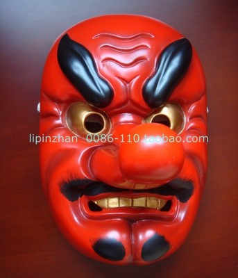 taobao agent Collection of Japanese energy drama tennis masks Samurai props Halloween Wang dance sidewalk face nose dog mask
