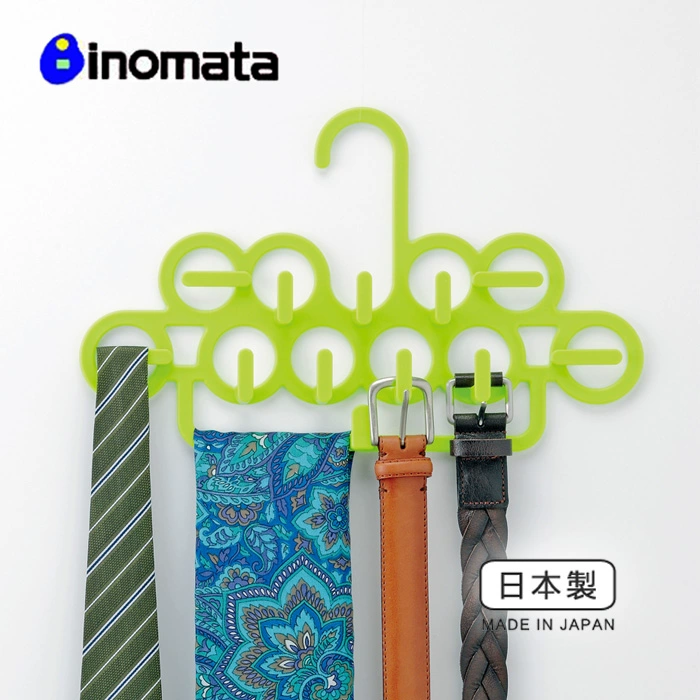 Nhật Bản Nhập khẩu Sáng tạo Tie Hook Rack Tủ quần áo Móc áo Belt Belt Belt Khăn quàng quần áo Giá lưu trữ - Hệ thống giá giặt