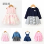 Váy bé gái Enn 2019 mới mùa thu trẻ em 1 tuổi 3 váy trẻ em nước ngoài Váy bé gái váy - Váy váy ren cao cap cho be