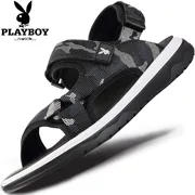 Youju Yi - Dép Playboy Dép nam phiên bản ánh sáng Velcro Sandals Giày đôi sử dụng Giày đế mỏng độc đáo - Giày thể thao / sandles