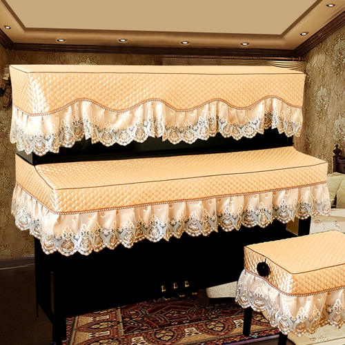 Пианино, пылезащитная крышка, комплект для принцессы, современная и минималистичная пылезащитная ткань, 3 предмета, европейский стиль