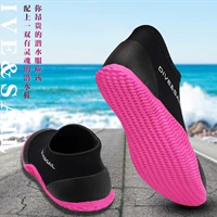 Удерживающие тепло сапоги подходит для мужчин и женщин, пляжная нескользящая зимняя обувь для плавания, 3мм, подходит для подростков