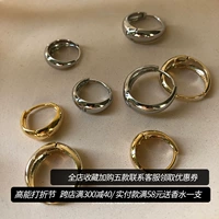 Ретро серьги, металлическое кольцо, популярно в интернете