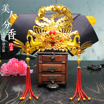 taobao agent Suzhou original costume modeling film and television drama flag head of the gorgeous concubine wig jewelry