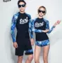 Cặp vợ chồng mới Hàn Quốc quần short dài tay lặn phù hợp với kem chống nắng suối nước nóng cặp vợ chồng snorkeling phù hợp với quần áo sứa - Vài đồ bơi đồ đi biển cho cặp đôi
