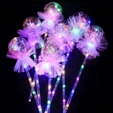 Чистый красный новый портативный прозрачный шарик дуйин, те же самые светящиеся квадратные киоски для ночного рынка игрушек.