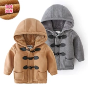 Áo khoác cotton cho bé trùm đầu mùa đông 2018 Trẻ em mới mặc quần áo trẻ em cộng với áo khoác nhung dày wt-9101