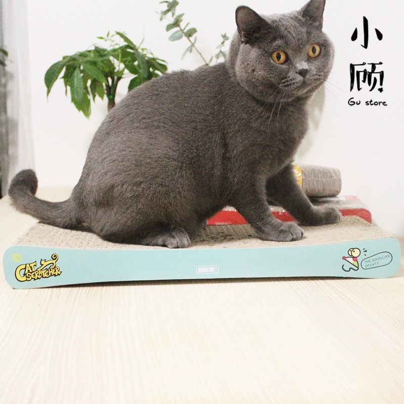 Xiaogu cửa hàng kích thước rộng tựa lưng ba chiều hình con cá mèo cào bảng mèo đồ chơi mèo mài móng vuốt vận chuyển - Mèo / Chó Đồ chơi