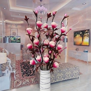 Hoa mới hoa khô sàn hoa phòng khách hiên trang trí hoa giả hoa lớn hoa mẫu đơn mô phỏng hoa phong phú và quý giá - Hoa nhân tạo / Cây / Trái cây
