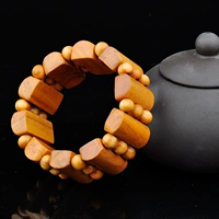 Персиковой древесина браслет. Характерный этнический этнический стиль портативных ювелирных украшений жестко и корректируется