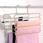 Trang chủ nhiều lớp chống trượt quần rack rack lưu trữ Giá nhiều chức năng tủ quần áo quần khăn khăn khăn giá - Hệ thống giá giặt