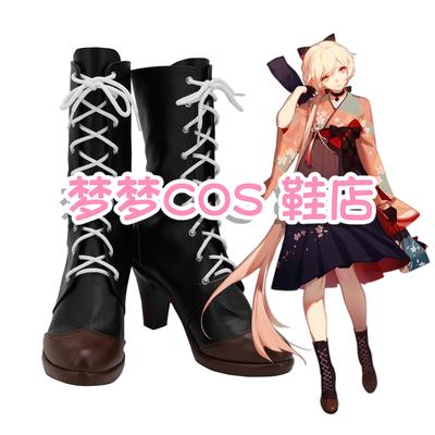 taobao agent 5023 Girl frontline OTS-14 Sakura blowing snow cos shoes COSPLAY shoes to customize