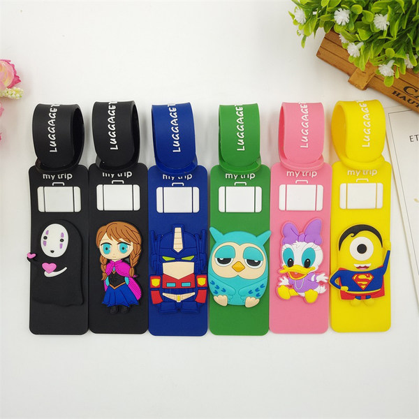 Багажная бирка, креативный чемодан, мультяшный школьный рюкзак, аксессуар на рюкзак, делается под заказ