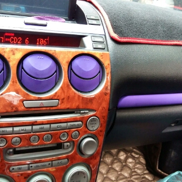 Mazda 6 Peach Wood Interior Mazda 6 персиковое дерево углеродное волокно 03-05 Mazda 6 Специальные 10 наборов
