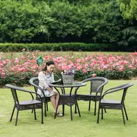 Ghế sân vườn trang trại ghế kết hợp ánh sáng mặt trời ô ngoài trời bàn ghế ngoài trời với ô nội thất công viên nhà hàng mì - Bàn ghế ngoài trời / sân bàn ghế sân vườn ngoài trời
