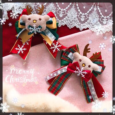 taobao agent Brooch, genuine design hairgrip, cute accessory, with snowflakes, Lolita style