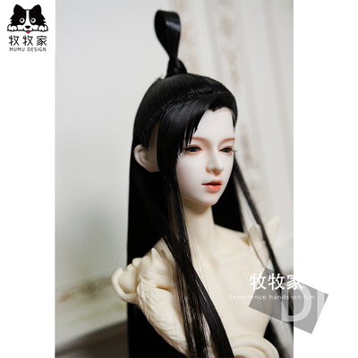 taobao agent BJD SD MDD soldiers 1/3 1/4 ancient style young heroes Beauty pointed hook doll hand -changing hair wigs