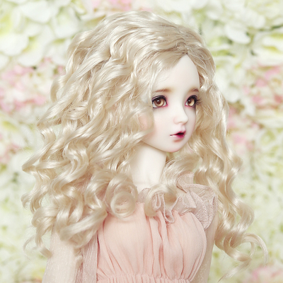 taobao agent [Thirty President] BJD wig jw100 3 points of wave long curly hair BJD wigs of hair curly hair imitation Mahai Mao